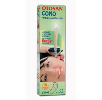 Otosan Cono Igiene Orecchio 2 Coni -OFFERTISSIMA-ULTIMI PEZZI-ULTIMI ARRIVI-PRODOTTO ITALIANO-