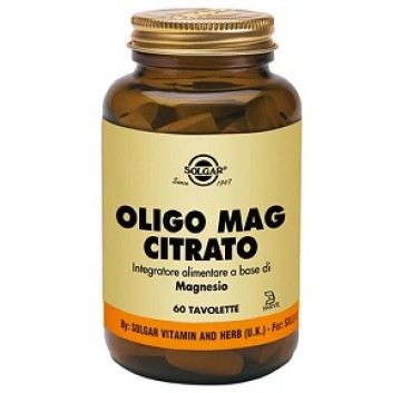 OLIGO MAG CITRATO 60TAV SOLGAR