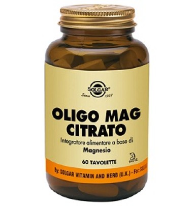 OLIGO MAG CITRATO 60TAV SOLGAR