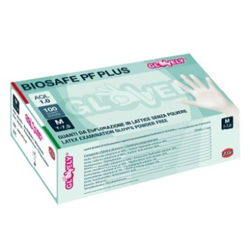 Biosafe Pf Plus Guanto in Lattice Senza Polvere Misura M