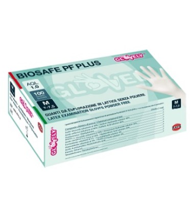 Biosafe Pf Plus Guanto in Lattice Senza Polvere Misura M