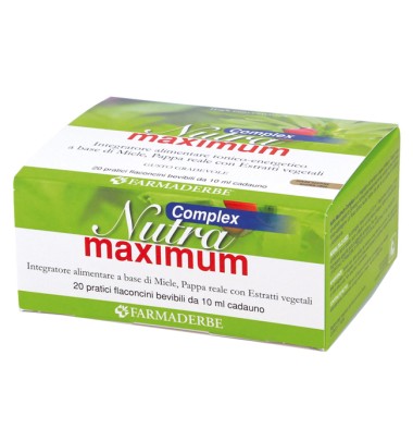 NUTRA MAXIMUM COMPLEX 20FL 10M