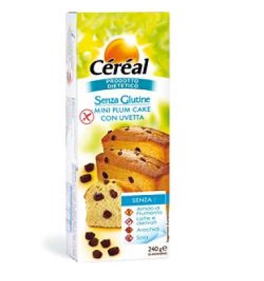 CEREAL PlumCake Uvetta S/G240g