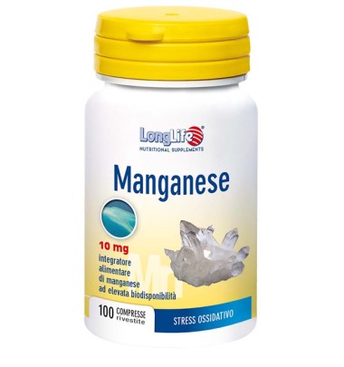 LONGLIFE MANGANESE 10MG 100CPR