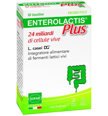 ENTEROLACTIS-PLUS POLV 10 BUST