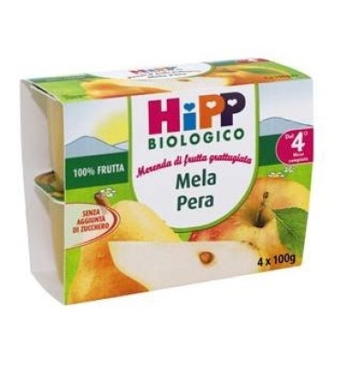 HIPP GRATTUGIA MELA PERA 4X100G