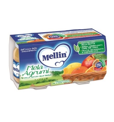 MELLIN-OMO MELA/ARANC 2X100G