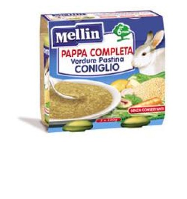 MELLIN-PAPPA COMPL CONIGL 2X250G