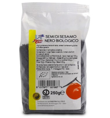 SESAMO NERO 250G FINESTRA