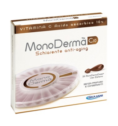 MonoDermà Linea Vitamine C10 Trattamento Gel Luminosità Anti-Macchie 28 Ampolle