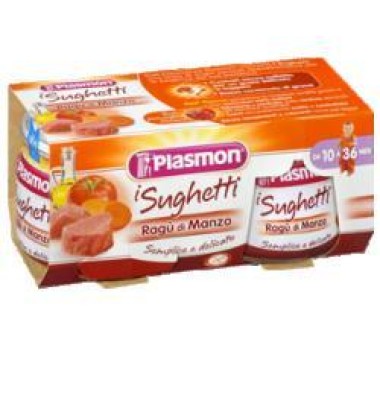 PLASMON SUGH RAGU'MANZO 2X80G