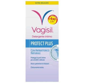 VAGISIL Detergente Intimo Protect Plus Antibatterico 250 ml -ULTIMI ARRIVI-PRODOTTO ITALIANO-OFFERTISSIMA-ULTIMI PEZZI-