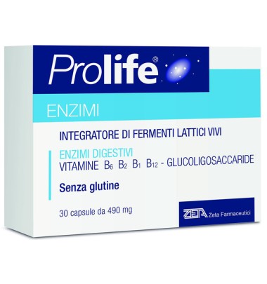 Prolife Enzimi 30 capsule-OFFERTISSIMA-ULTIMI PEZZI-ULTIMI ARRIVI-PRODOTTO ITALIANO-