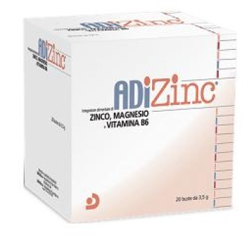 ADiZinc Zinco Magnesio Vitamina B6 Integratore Alimentare 20 Bustine