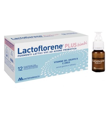 Lactoflorene Plus Bimbi Fermenti Lattici Vivi Ad Azione Probiotica 12 Flaconcini  -OFFERTISSIMA-ULTIMI PEZZI-ULTIMI ARRIVI-PRODOTTO ITALIANO-