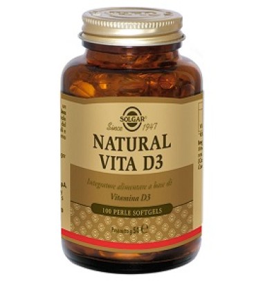 NATURAL VITA D3 100PRL SOLGAR