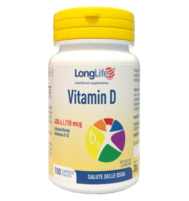 LONGLIFE VITAMIN D 100CPR