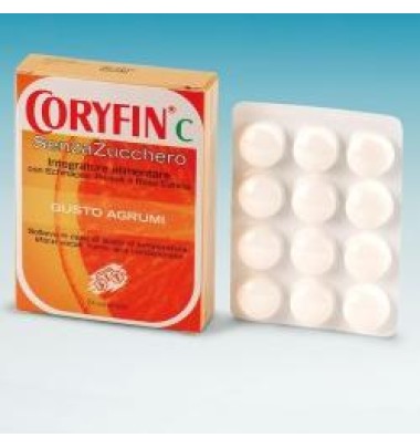 Coryfin C Senza Zuccheri Pastiglie Agrumi 48 g -OFFERTISSIMA-ULTIMI PEZZI-ULTIMI ARRIVI-PRODOTTO ITALIANO-