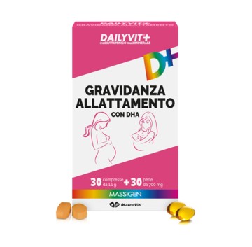 Massigen Dailyvit Gravidanza e allattamento 30 compresse + 30 perle