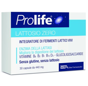 Prolife lattosio zero 30 capsule -OFFERTISSIMA-ULTIMI PEZZI-ULTIMI ARRIVI-PRODOTTO ITALIANO-