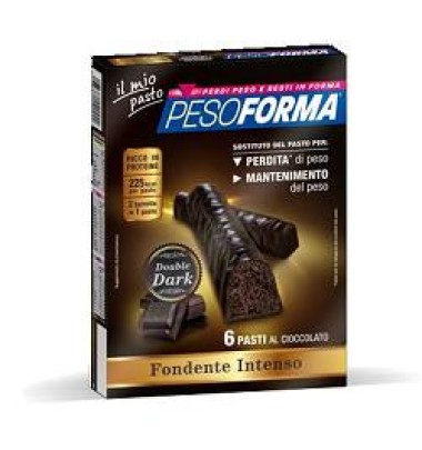 PESOFORMA BARRETTA al Cioccolato Fondente Intenso 12 barrette da 31 gr -OFFERTISSIMA-ULTIMI PEZZI-ULTIMI ARRIVI-PRODOTTO ITALIANO-
