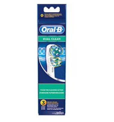 ORAL B DUALCLEAN RICAMBI EB417-3