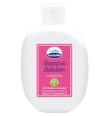 EuPhidra AmidoMio Shampoo Balsamo con Proteine del Riso 200 ml