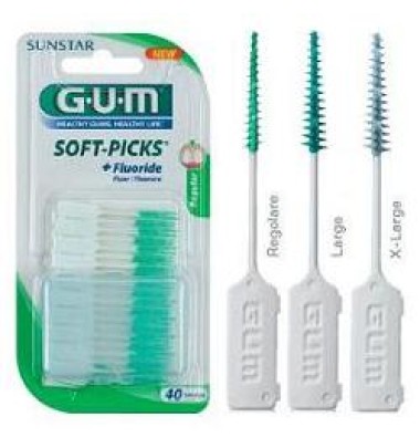 GUM SOFTPICKS SCOV GOMMA+FLUO