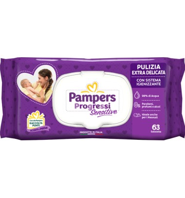 PAMPERS SALV SENS ALOE 63P 5909