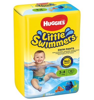 HUGGIES SWIMM SMAL  7-12K 12PZ