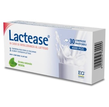 Lactease 4500 Fcc Menta 30 cpr  -OFFERTISSIMA-ULTIMI PEZZI-ULTIMI ARRIVI-PRODOTTO ITALIANO-