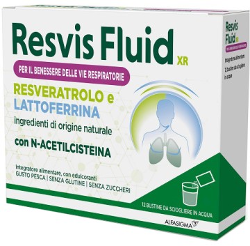 Resvis Fluid Xr Biofutura 12 Bustine -OFFERTISSIMA-ULTIMI PEZZI-ULTIMI ARRIVI-PRODOTTO ITALIANO-
