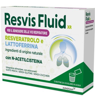 Resvis Fluid Xr Biofutura 12 Bustine -OFFERTISSIMA-ULTIMI PEZZI-ULTIMI ARRIVI-PRODOTTO ITALIANO-