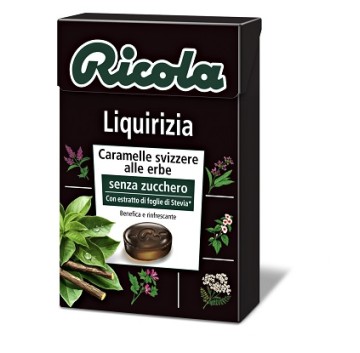 Ricola Liquirizia Caramelle Svizzere Alle Erbe Senza Zucchero 50 gr-ULTIMO ARRIVO-OFFERTISSIMA-