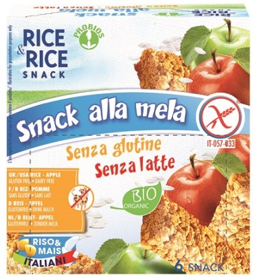 R&R Snack Riso Mela 6x21g