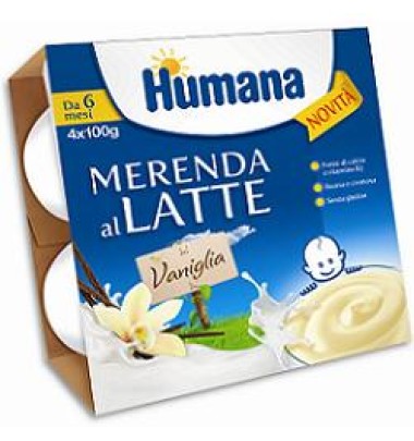 HUMANA MERENDA VANIGLIA 4X100G