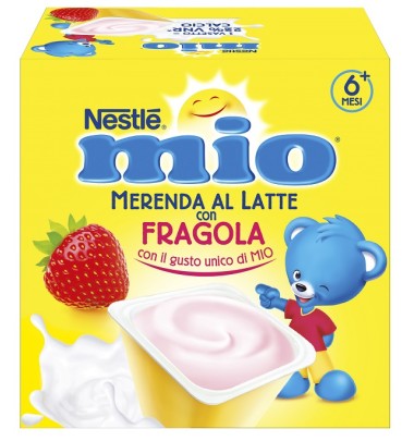 MIO Mer.Latte Fragola 4x100g