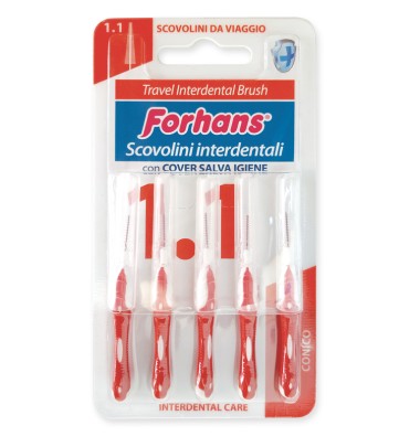 Forhans Travel Interdental Brush 1.2 Accessori Per Denti Da Viaggio 5 Scovolini - OFFERTA ULTIMI PEZZI ARRIVATI -