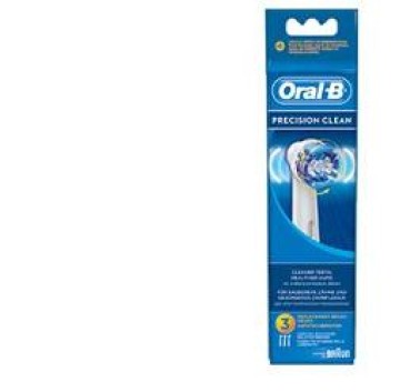 Oral-B Refill EB20-3 Precision Clean 3 Testine di Ricambio