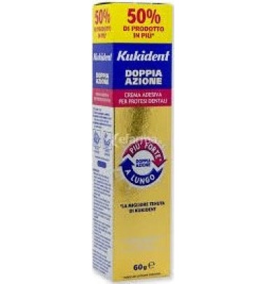 Kukident Doppia Azione 60g -ULTIMI ARRIVI-PRODOTTO ITALIANO-OFFERTISSIMA-ULTIMI PEZZI-