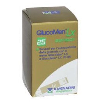 Glucomen Lx Glu Sensors 25 strisce -PRODOTTO ITALIANO-ULTIMO ARRIVO-LUNGA SCADENZA-