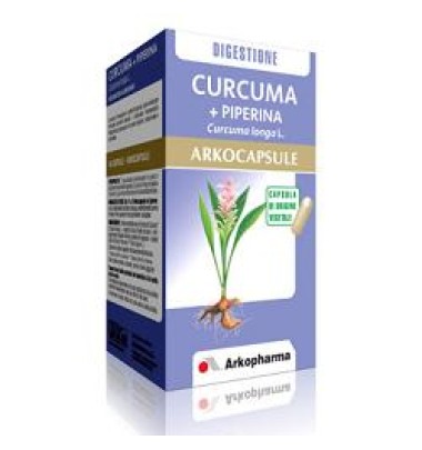 Curcuma + piperina Arkocapsule 45 capsule vegetali