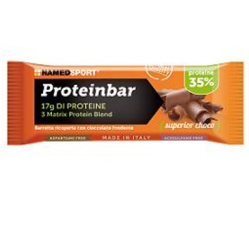 ProteinBar Superior Chocolate Barretta al cioccolato 50 gr ULTIMO ARRIVO SCADENZA LUNGA