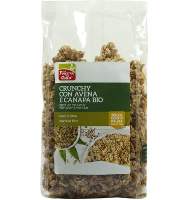 CRUNCHY AVENA CANAPA 375G BIO