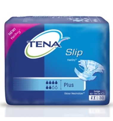 TENA SLIP PLUS PAN L 30PZ 0730