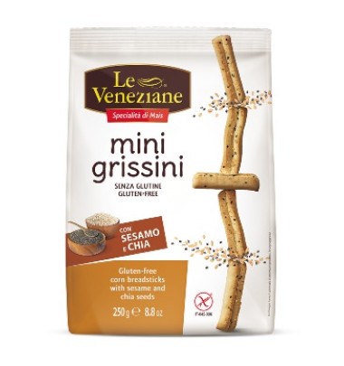 LE VENEZIANE MINI GRISSINI SESAMO/CHIA -OFFERTISSIMA-ULTIMI PEZZI-ULTIMI ARRIVI-PRODOTTO ITALIANO-