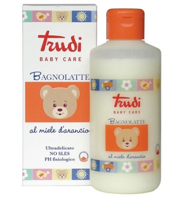 Trudi Baby Care Bagnolatte Al Miele D'Arancio 250 ml-OFFERTISSIMA-ULTIMI PEZZI-ULTIMI ARRIVI-PRODOTTO ITALIANO-