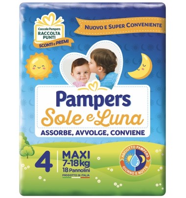 PAMPERS SOLE&LUNA MAXI 18PZ 9420