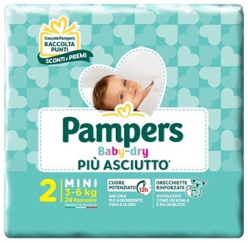 Pampers Baby Dry Dwct Min24 Bs