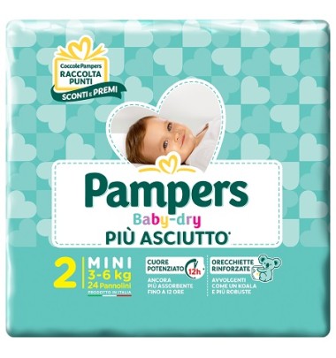 Pampers Baby Dry Dwct Min24 Bs